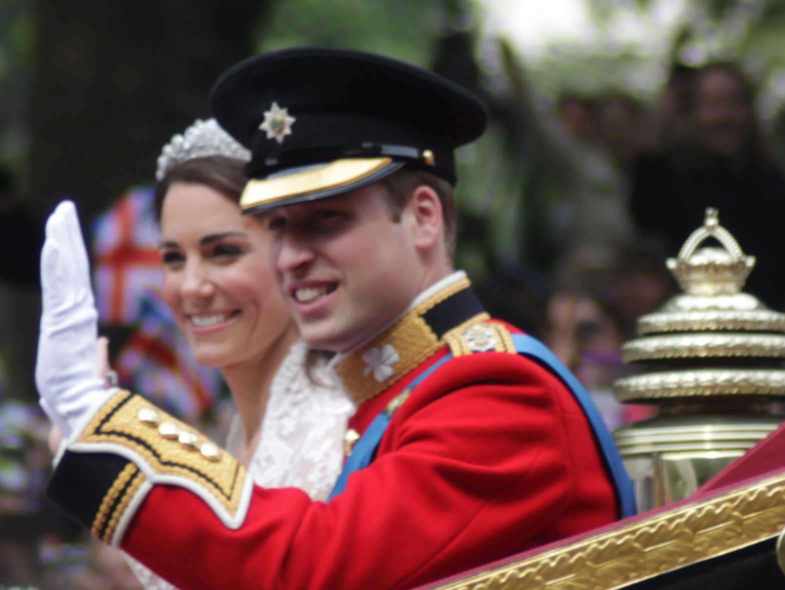 prince William and Kate Middleton wedding day