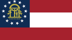 State Flag of Georgia USA