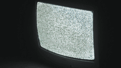 TV Screen with white noise