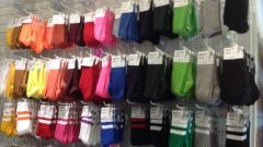 Colored socks