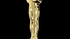 Academy Awards golden trophy
