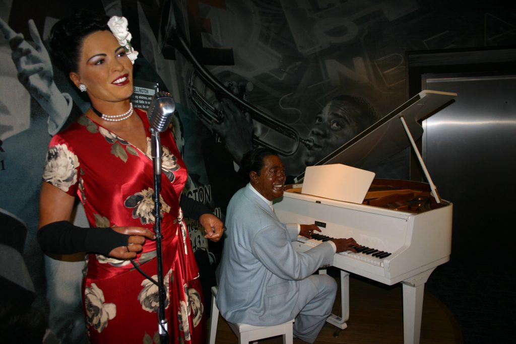 billie holiday and duke display performing