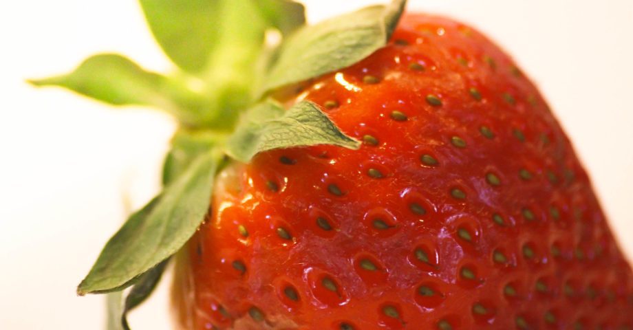 close up strawberry