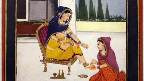mehndi painting