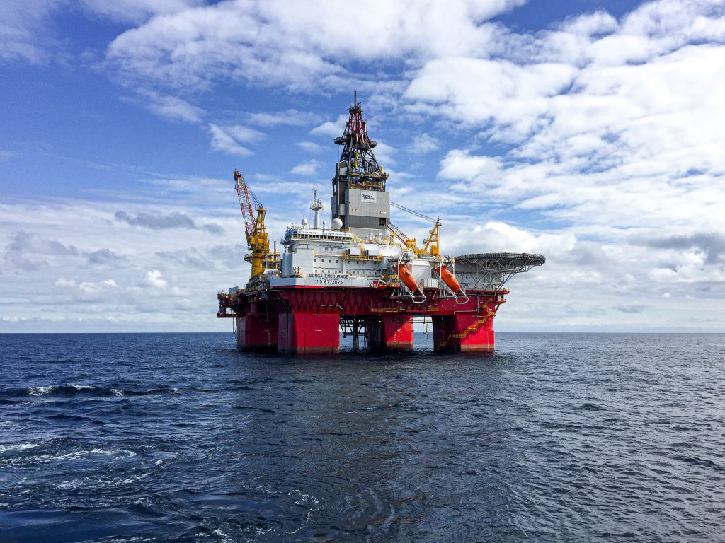 Oil Rig in the sea