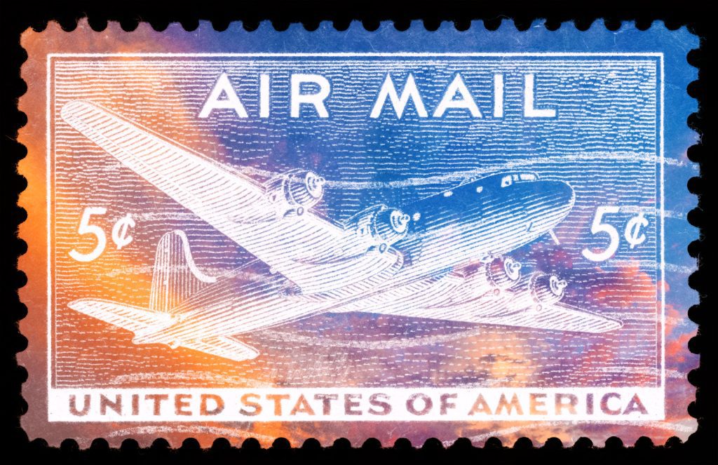 air mail stamp