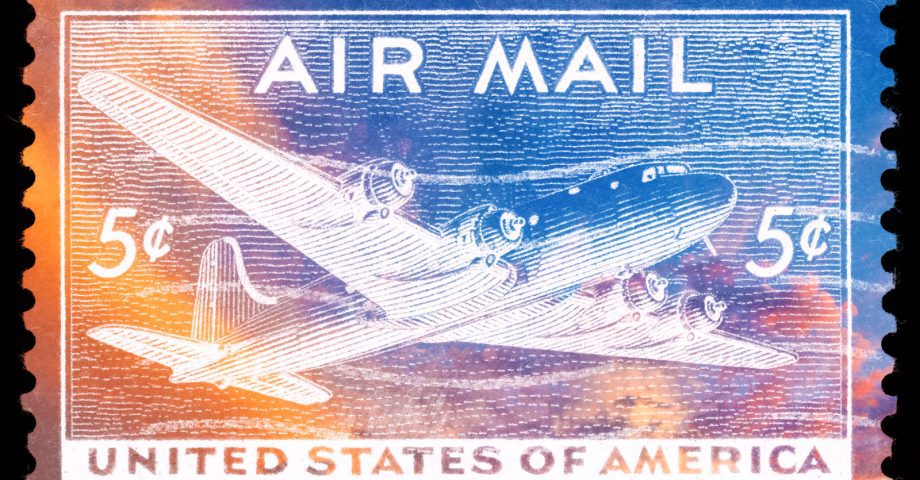 air mail stamp