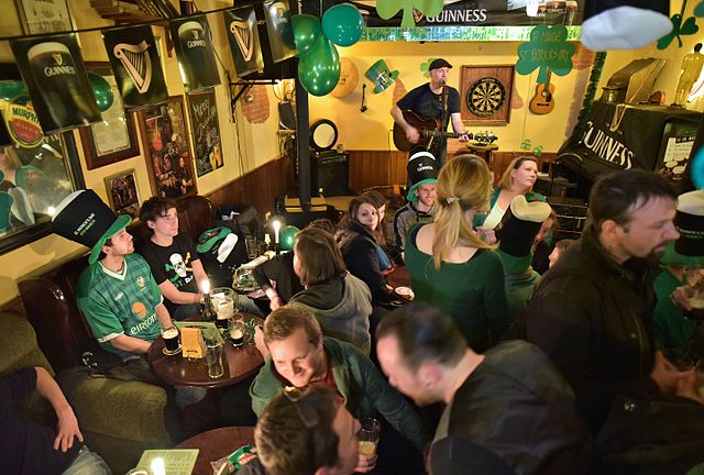 St. Patrick's Day in the pub