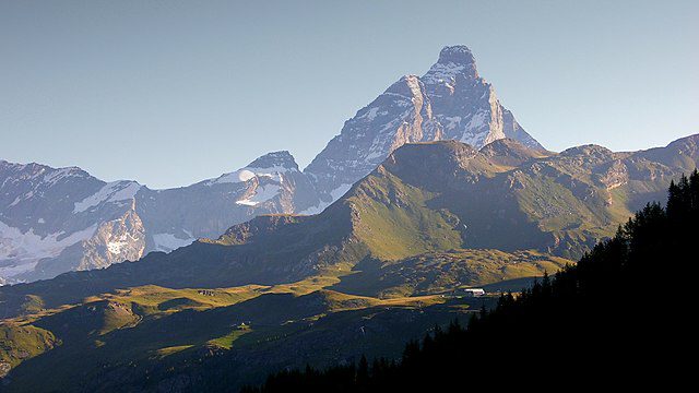 The Matterhorn from a valley's view