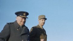 Charles de Gaulle and Winston Churchill
