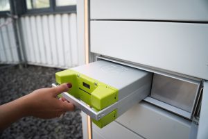 Solar battery storage