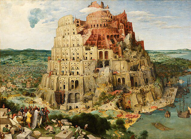 Dante's Tower of Babel, an example of pride
