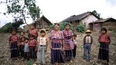 Kaqchikel indigenous family