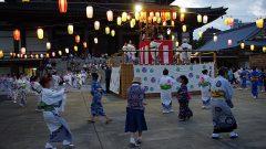 Obon Festival dancers
