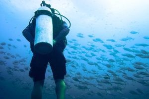 Scuba diving cylinders use a mixture of oxygen called Nitrox
