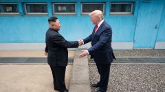 Kim and Donald Trump
