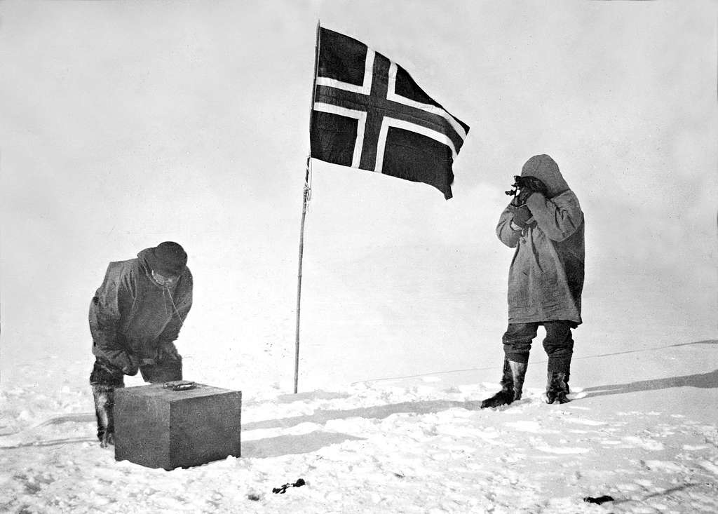 Roald Amundsen reaches the South Pole